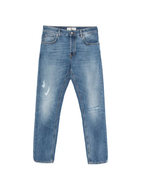 PT Torino ダメージ ジーンズ | ブルー | FARFETCH JP