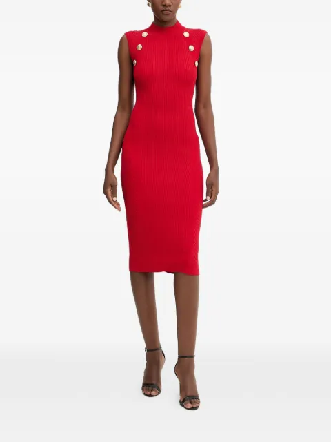 Retrofete button-detail midi dress