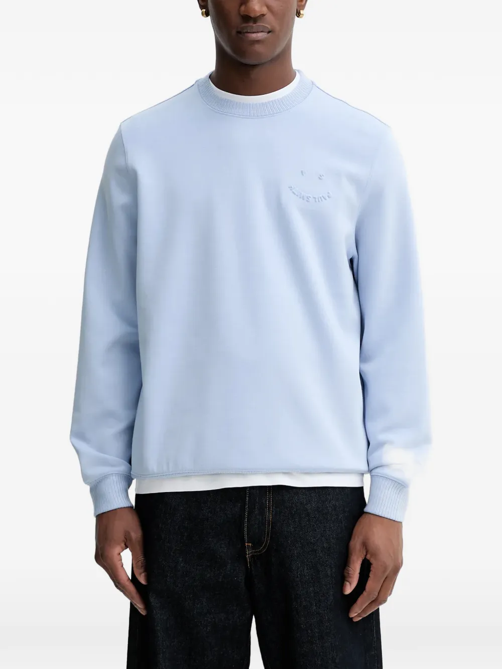 PS Paul Smith logo-detail sweatshirt - Blu