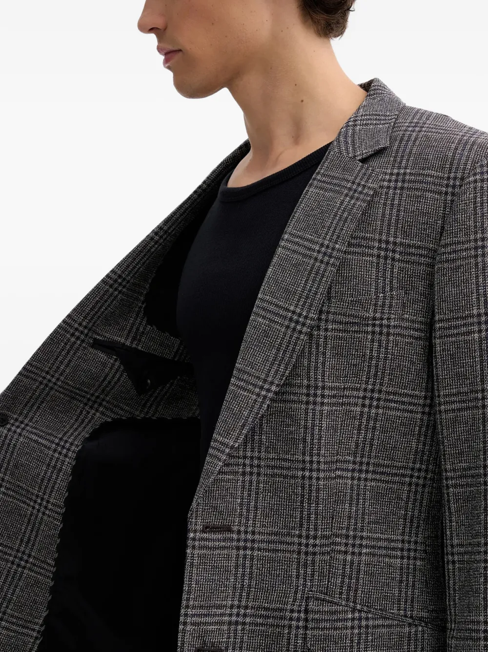 rag & bone Geruite blazer Grijs