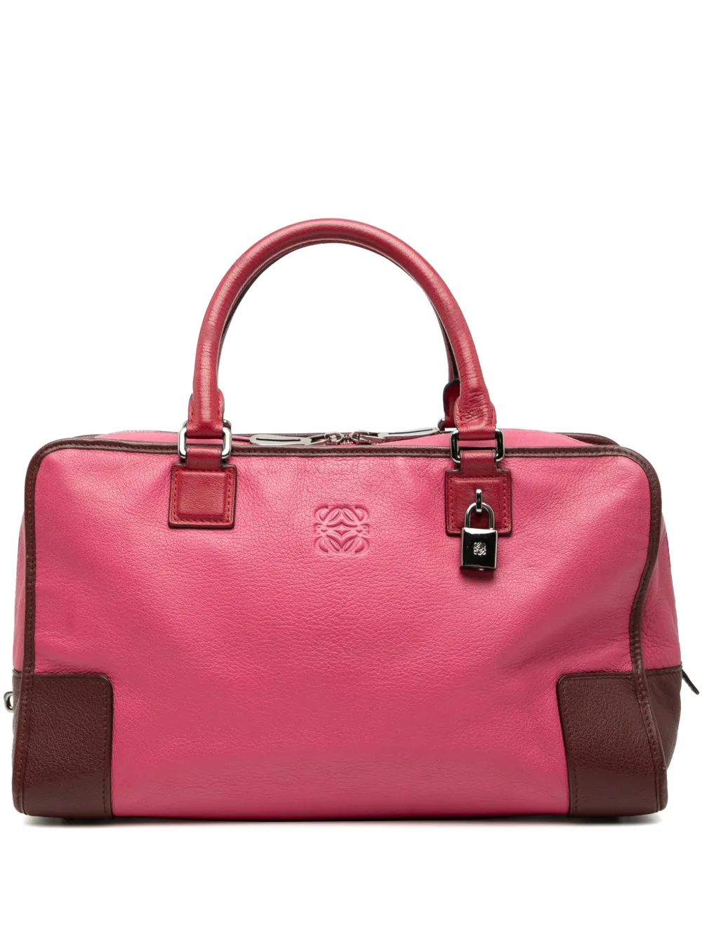 Loewe Pre-Owned 2010-2026 Tricolor Goatskin Amazona 36 handbag - Rosa