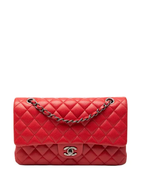 CHANEL Pre-Owned 2015-2016 Medium Classic Caviar Double Flap shoulder bag