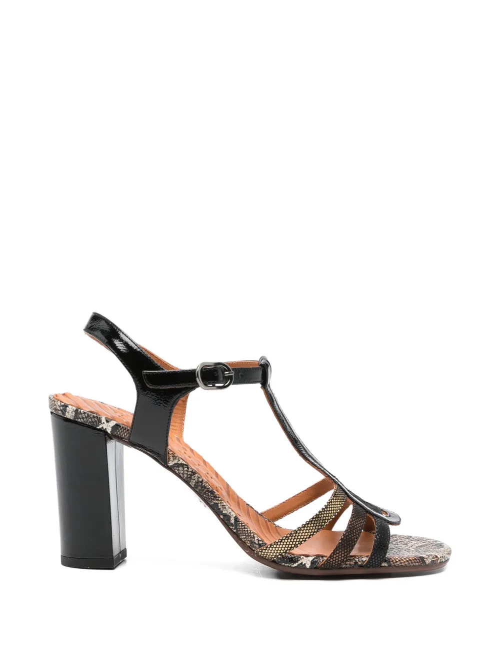 Chie Mihara Babi T-strap sandals Zwart