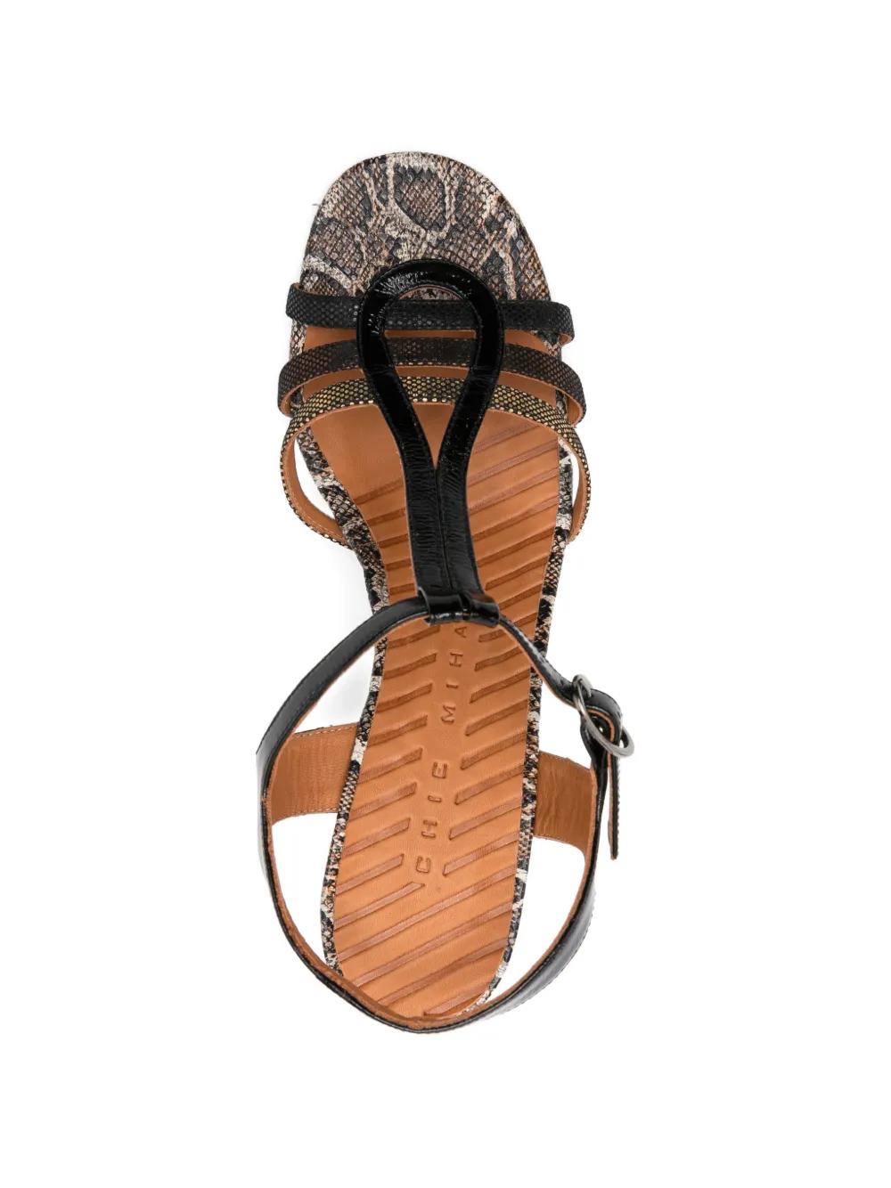 Chie Mihara Babi T-strap sandals Zwart