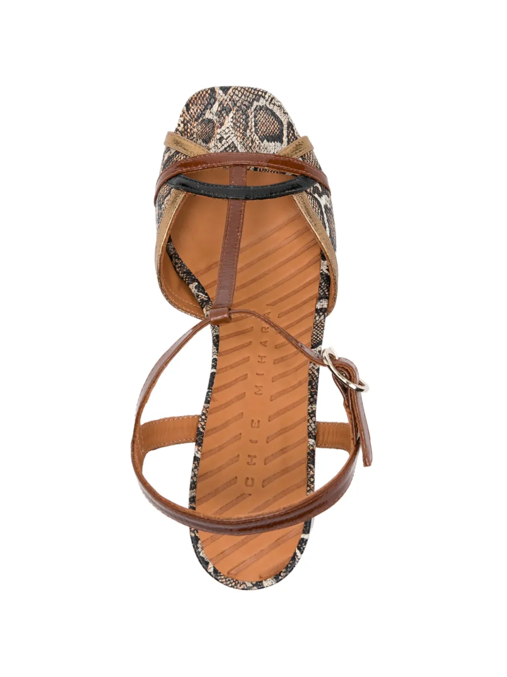 Chie Mihara Ryejo sandalen met T-bandje Bruin