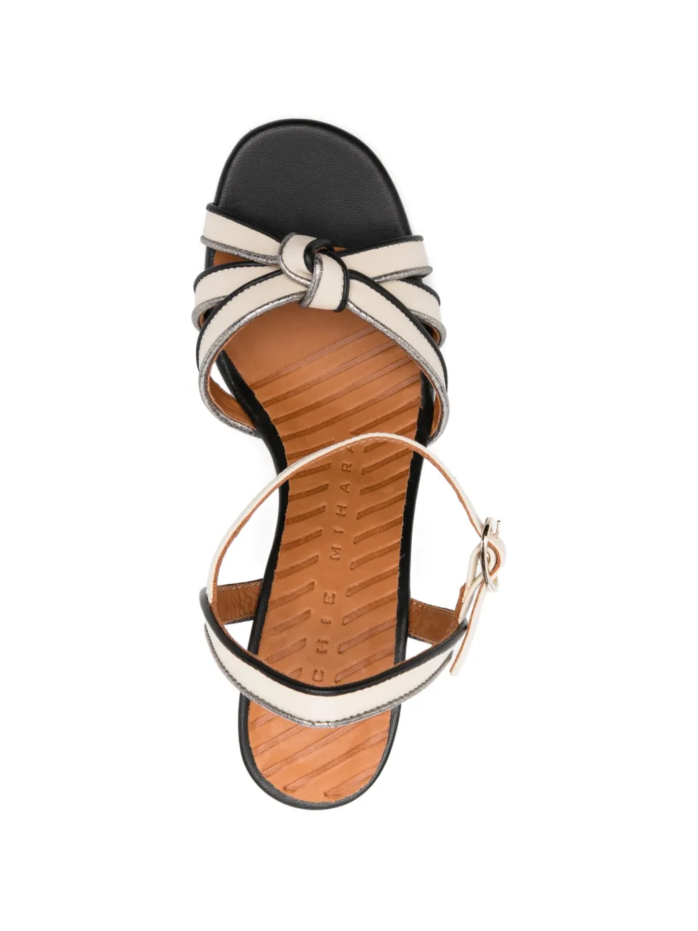 Chie Mihara Ballah knotted sandals Beige