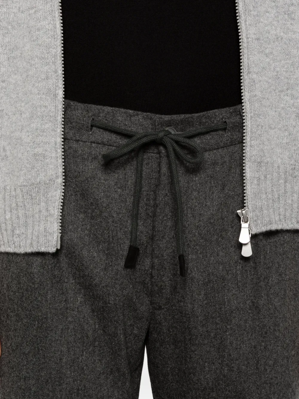 Gran Sasso Broek met trekkoord en cuffs Grijs
