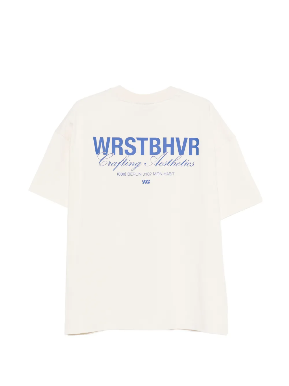  Wrstbhvr Studio V13 Graphic T-shirt - Neutrals 