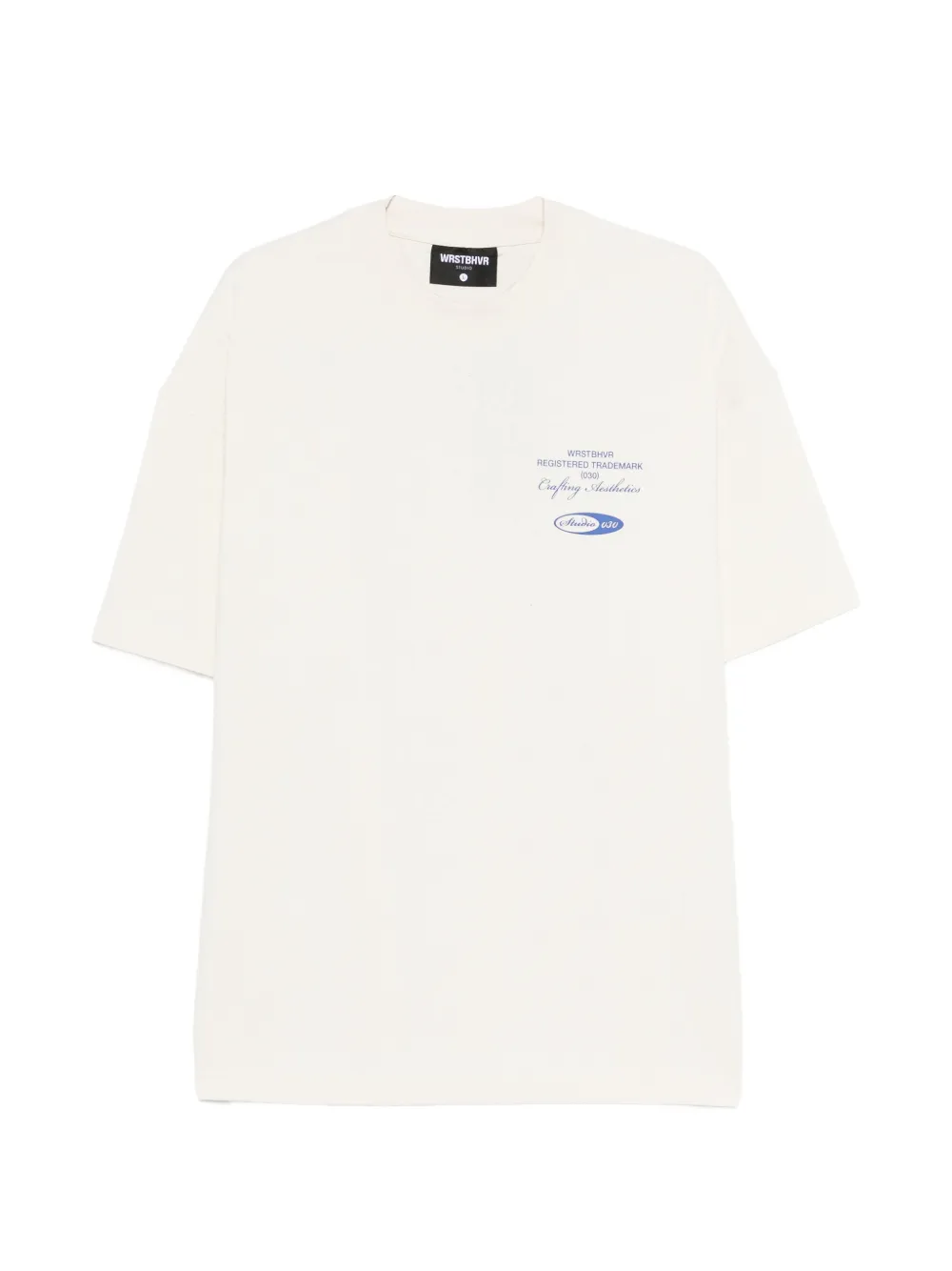 WRSTBHVR Studio V13 graphic T-shirt - Toni neutri