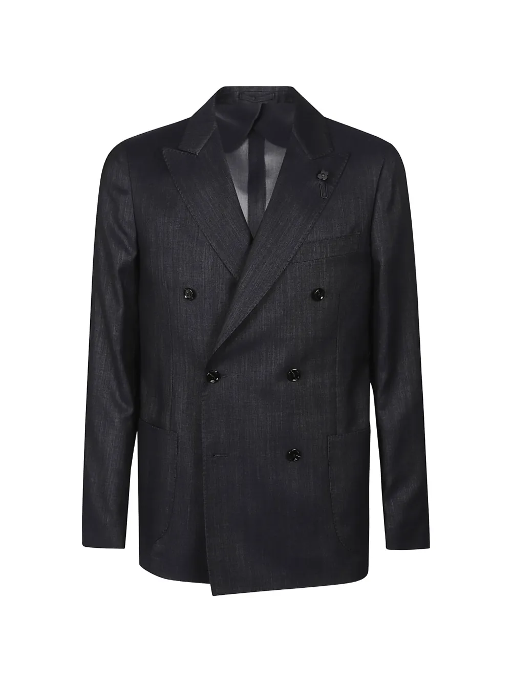 Lardini double-breasted blazer - Blue