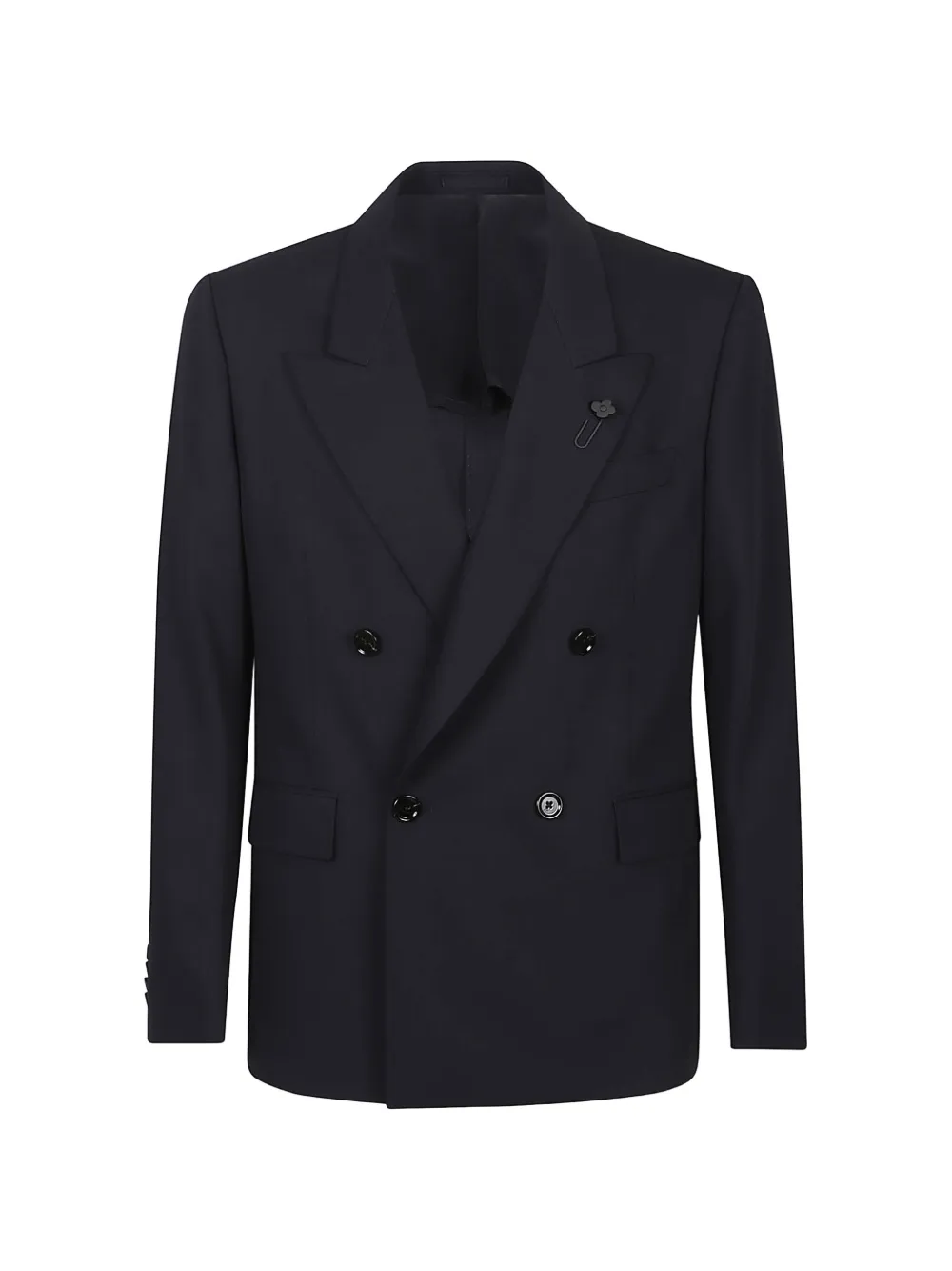 Lardini double-breasted blazer - Blu