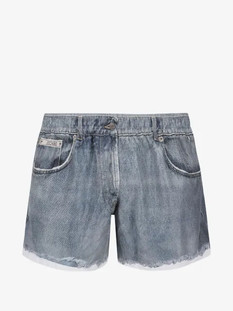 Moschino short de bain à bords effilochés