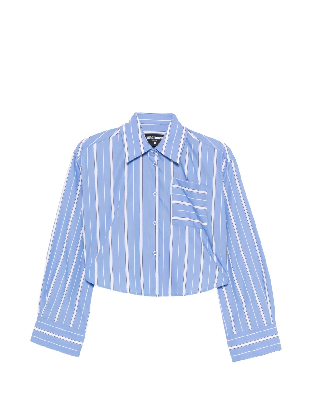 WRSTBHVR Tavina striped shirt - Blu