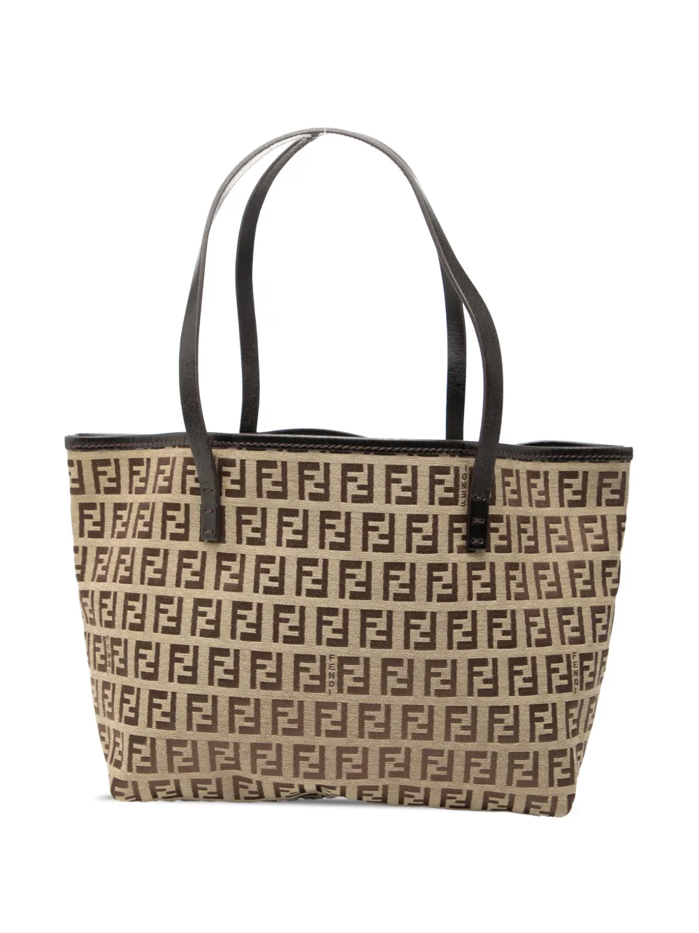 Fendi Pre-Owned 2000-2010 Mini Zucchino Canvas Roll tote bag - Marrone