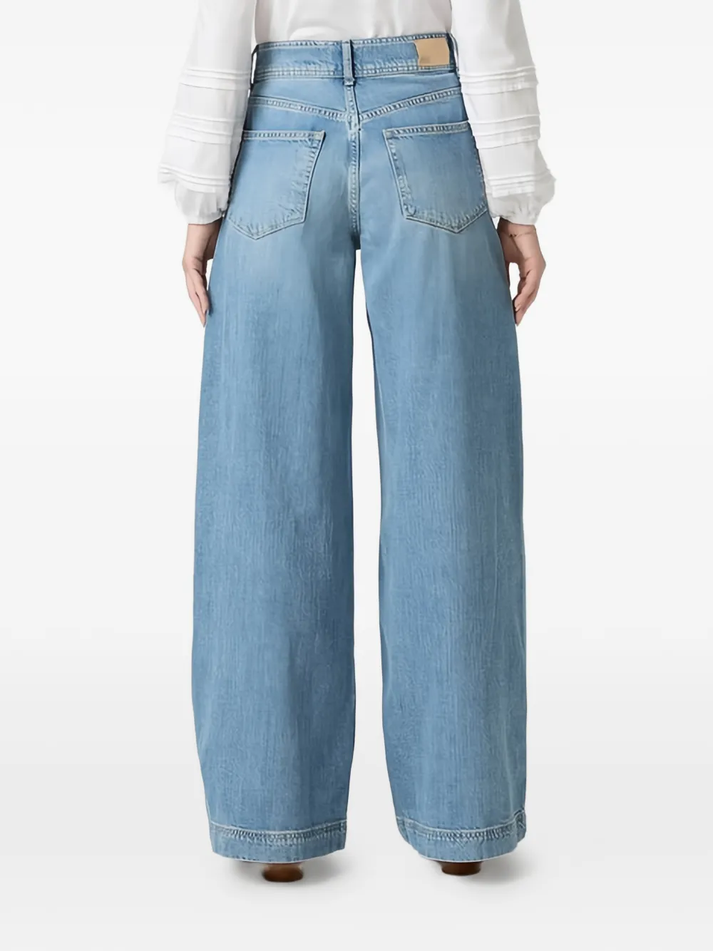  Paige Cameron Wide Leg Denim - Blue 