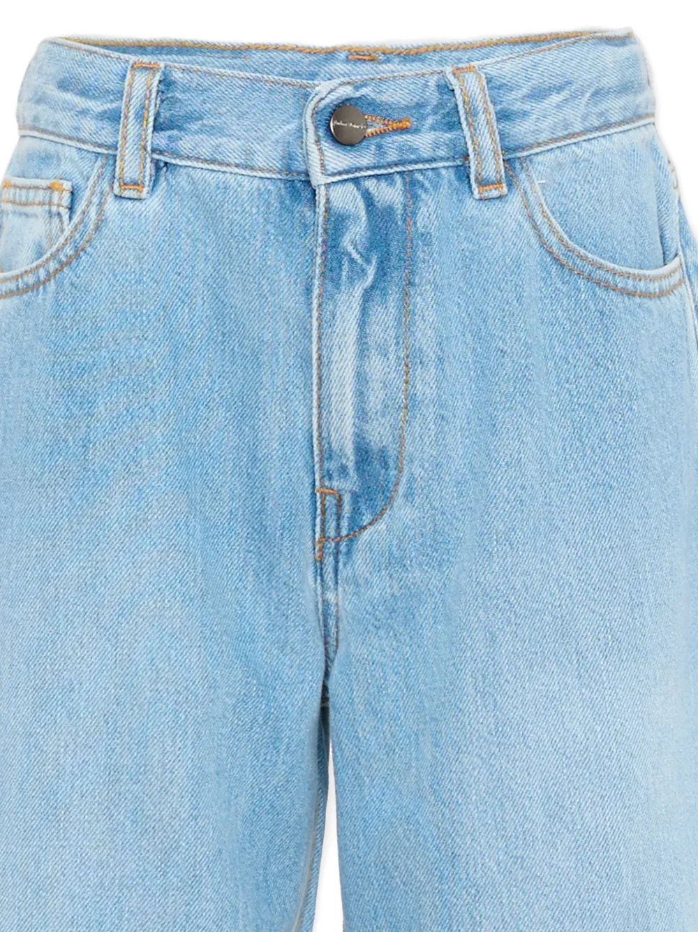 Palm Angels Kids Casual spijkershorts Blauw
