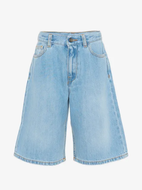 Palm Angels Kids denim casual shorts