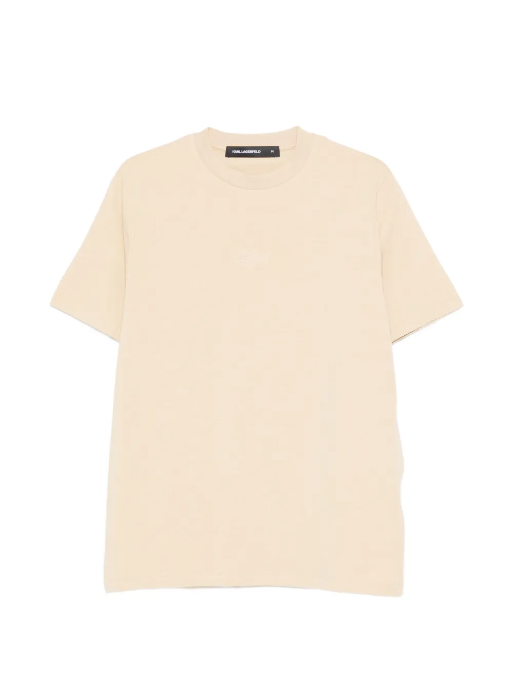 Karl Lagerfeld logo-detail crew neck T-shirt - Toni neutri
