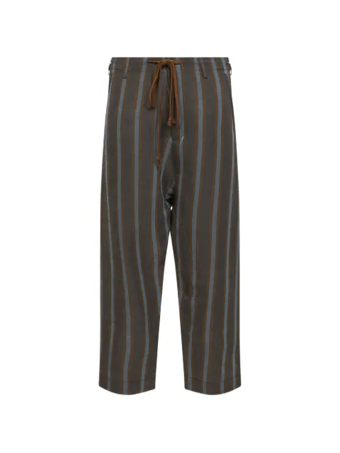 Uma Wang striped drawstring trousers