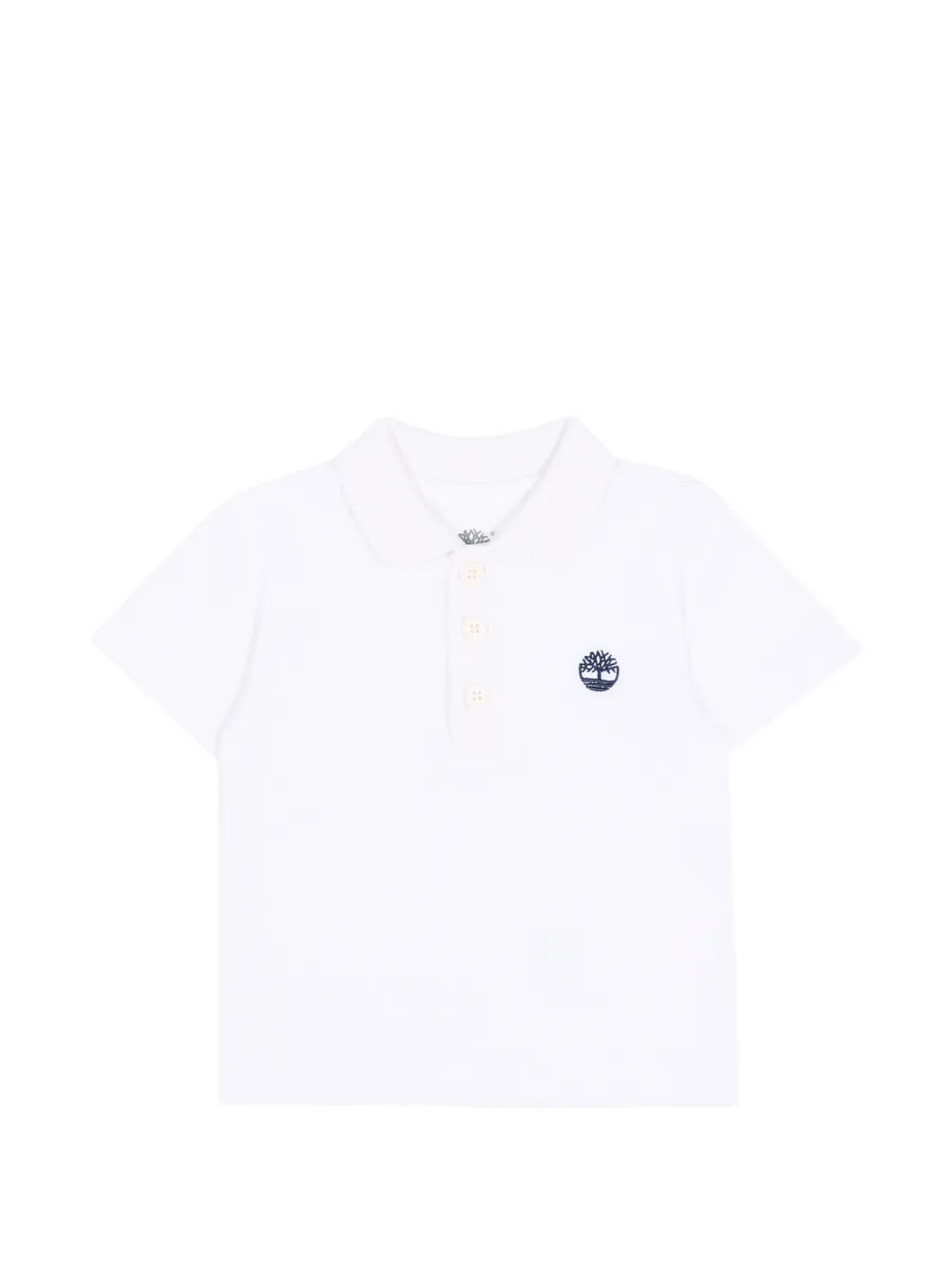 Timberland Kids short-sleeve polo - Bianco