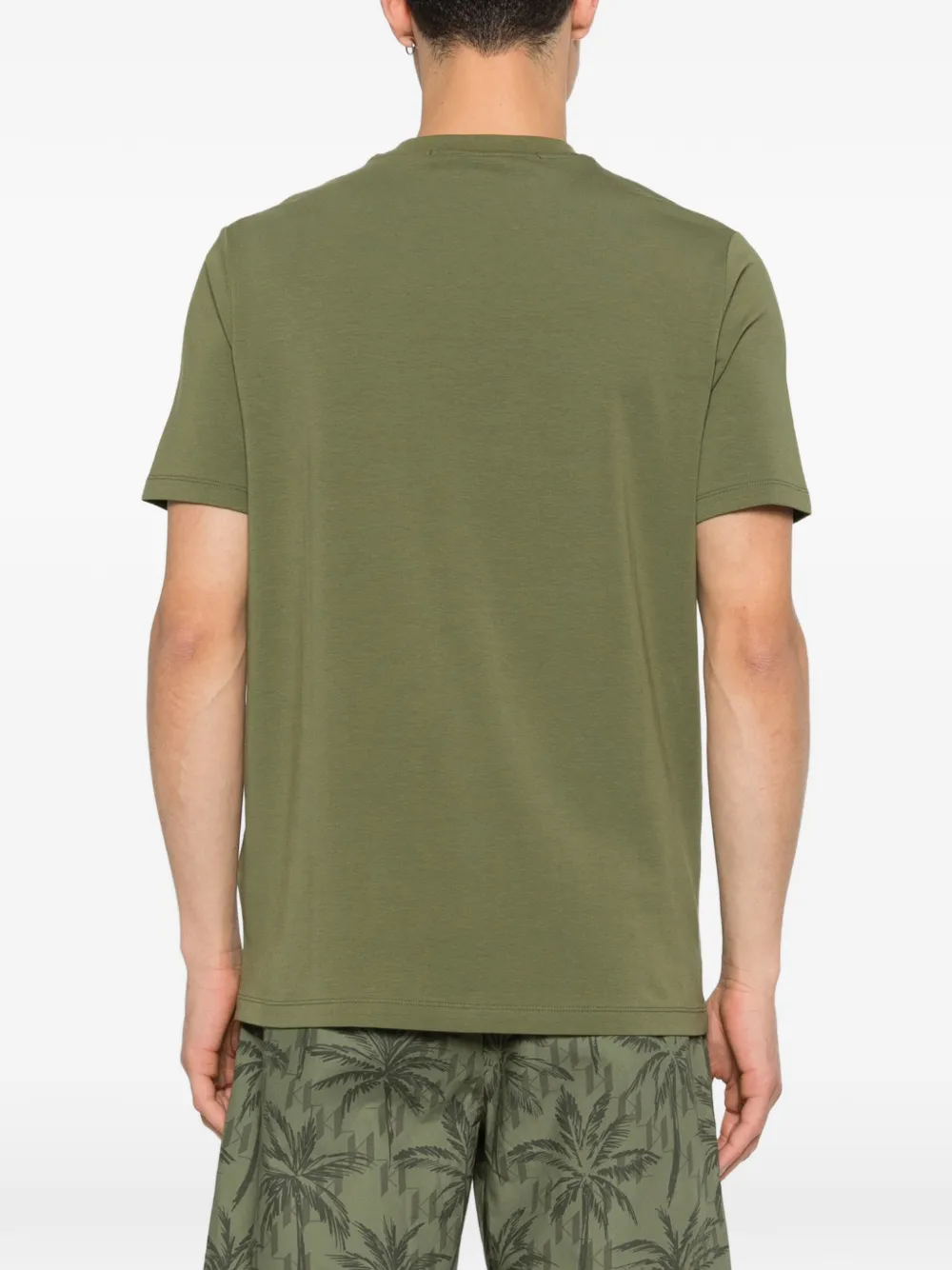 Karl Lagerfeld T-shirt met logoprint Groen
