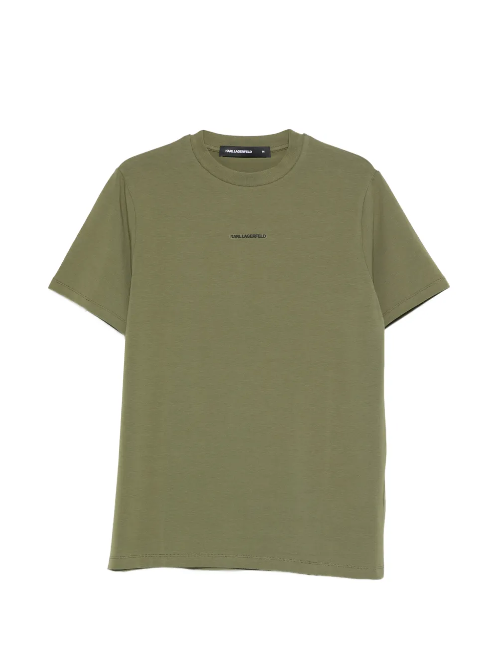 Karl Lagerfeld logo-detail T-shirt - Verde