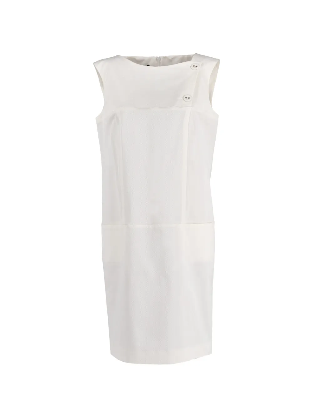Gio' Guerreri pocket midi dress - Bianco