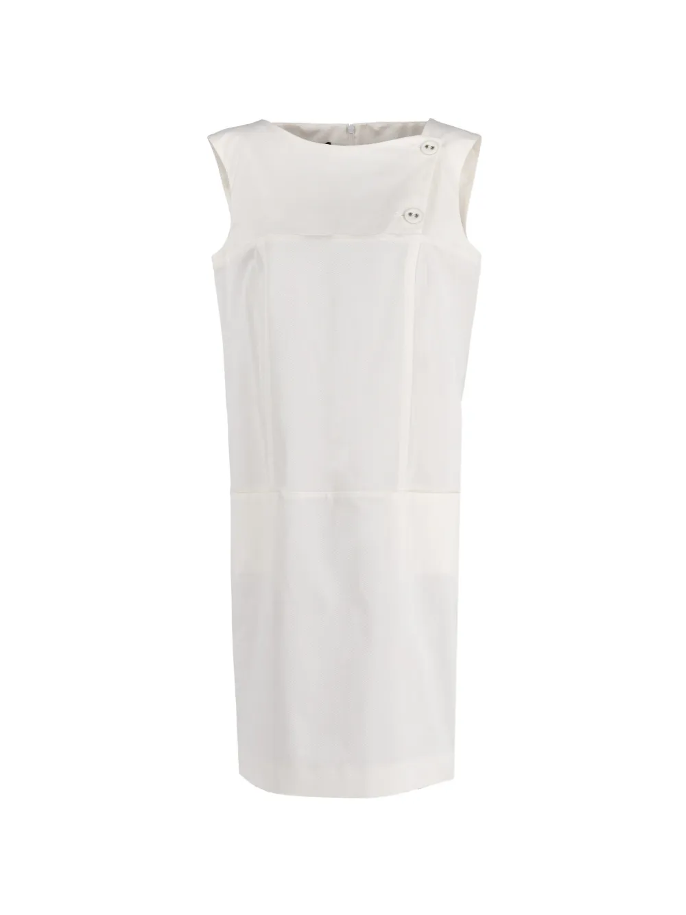 Gio' Guerreri pocket midi dress - Bianco