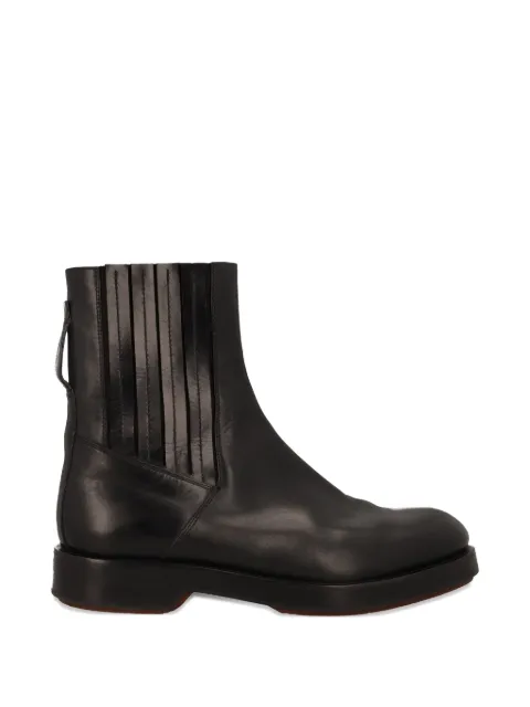 Zegna ankle leather Chelsea boots