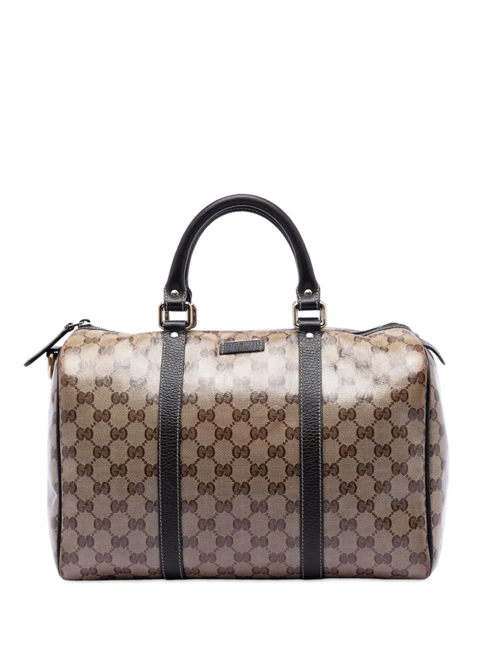 Gucci Pre-Owned 2016-2025 Medium GG Crystal Joy boston bag - Marrone