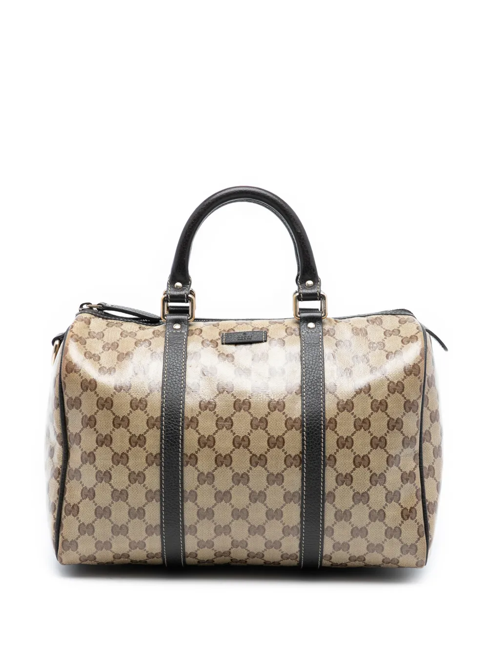 Gucci Pre-Owned 2016-2025 Medium GG Crystal Joy boston bag - Marrone