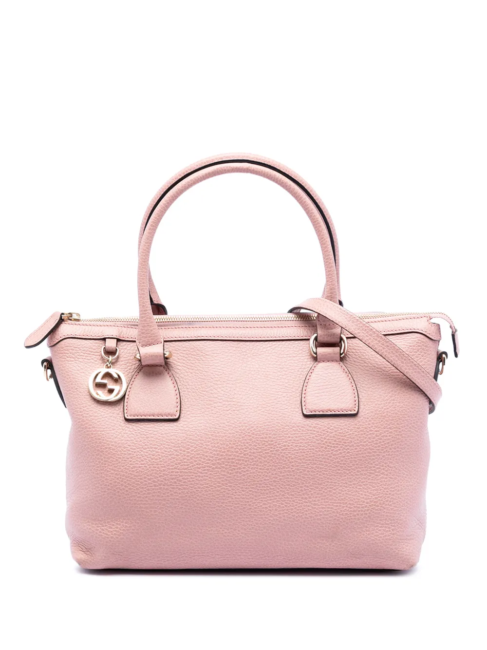 Gucci Pre-Owned 2016-2025 Dollar Calfskin GG Charm satchel - Rosa