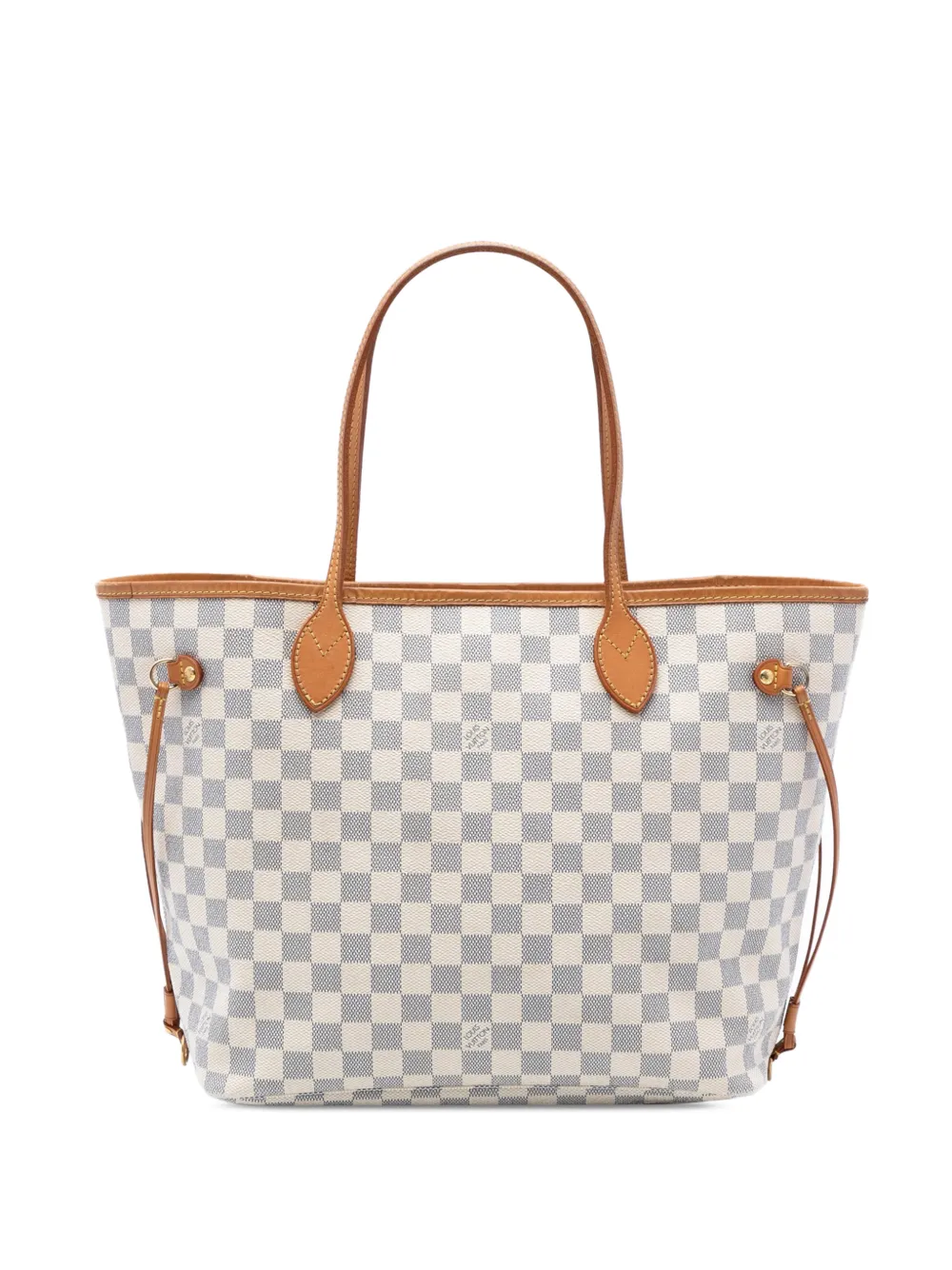 Louis Vuitton Pre-Owned 2012 Damier Azur Neverfull MM tote bag - Bianco