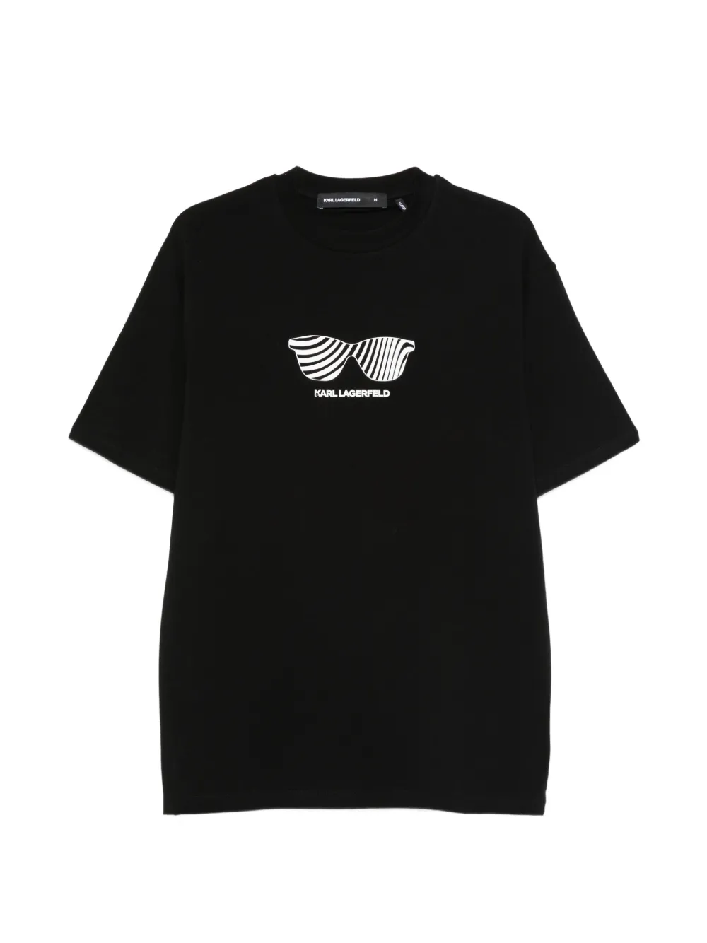 Karl Lagerfeld print-detail T-shirt - Nero