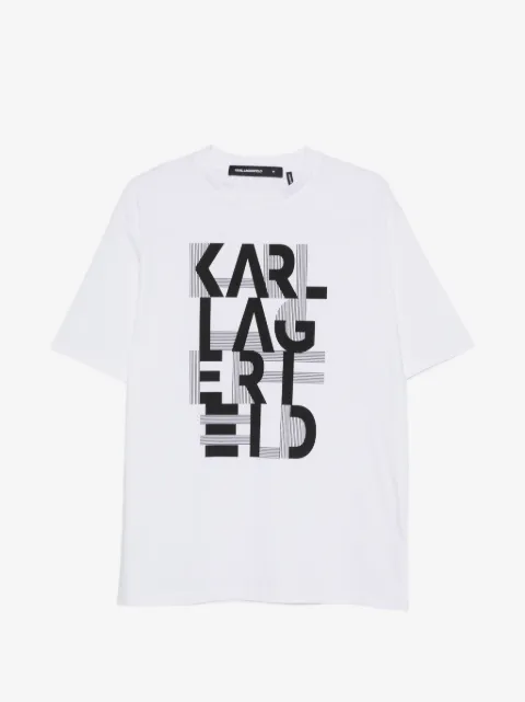 Karl Lagerfeld print-detail T-shirt