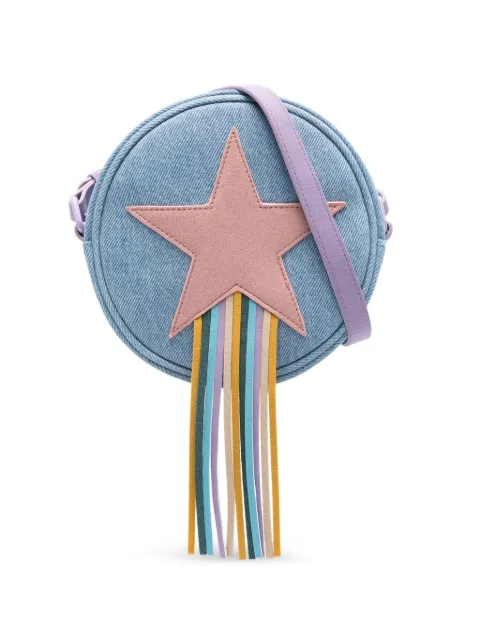 Stella McCartney Kids star-appliqué fringed shoulder bag