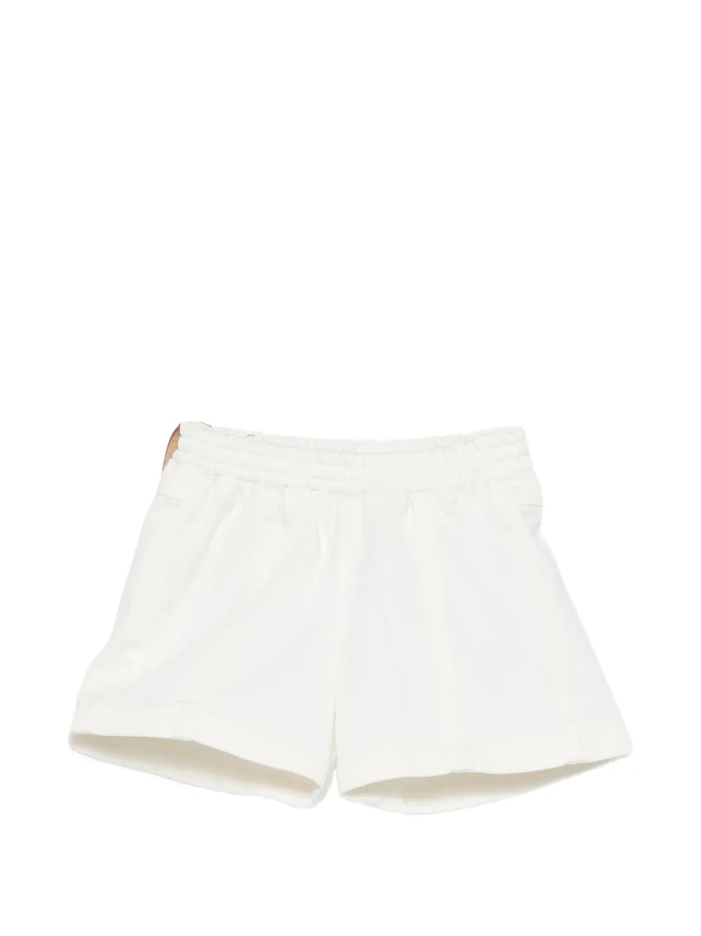 ETRO KIDS smocked-detail shorts - Bianco
