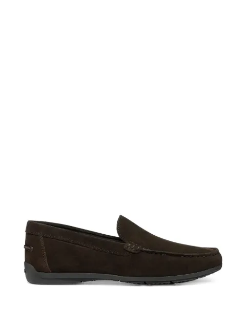 Geox braided suede loafers
