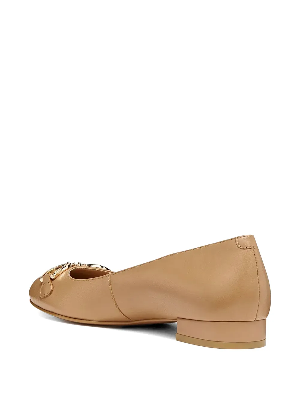 Geox Virnilisa ballerina's met B-gesp Beige