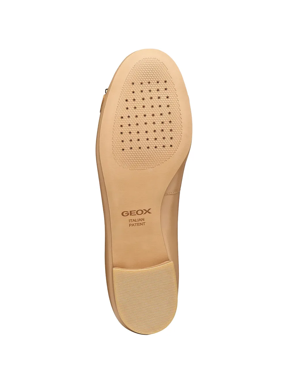 Geox Virnilisa ballerina's met B-gesp Beige