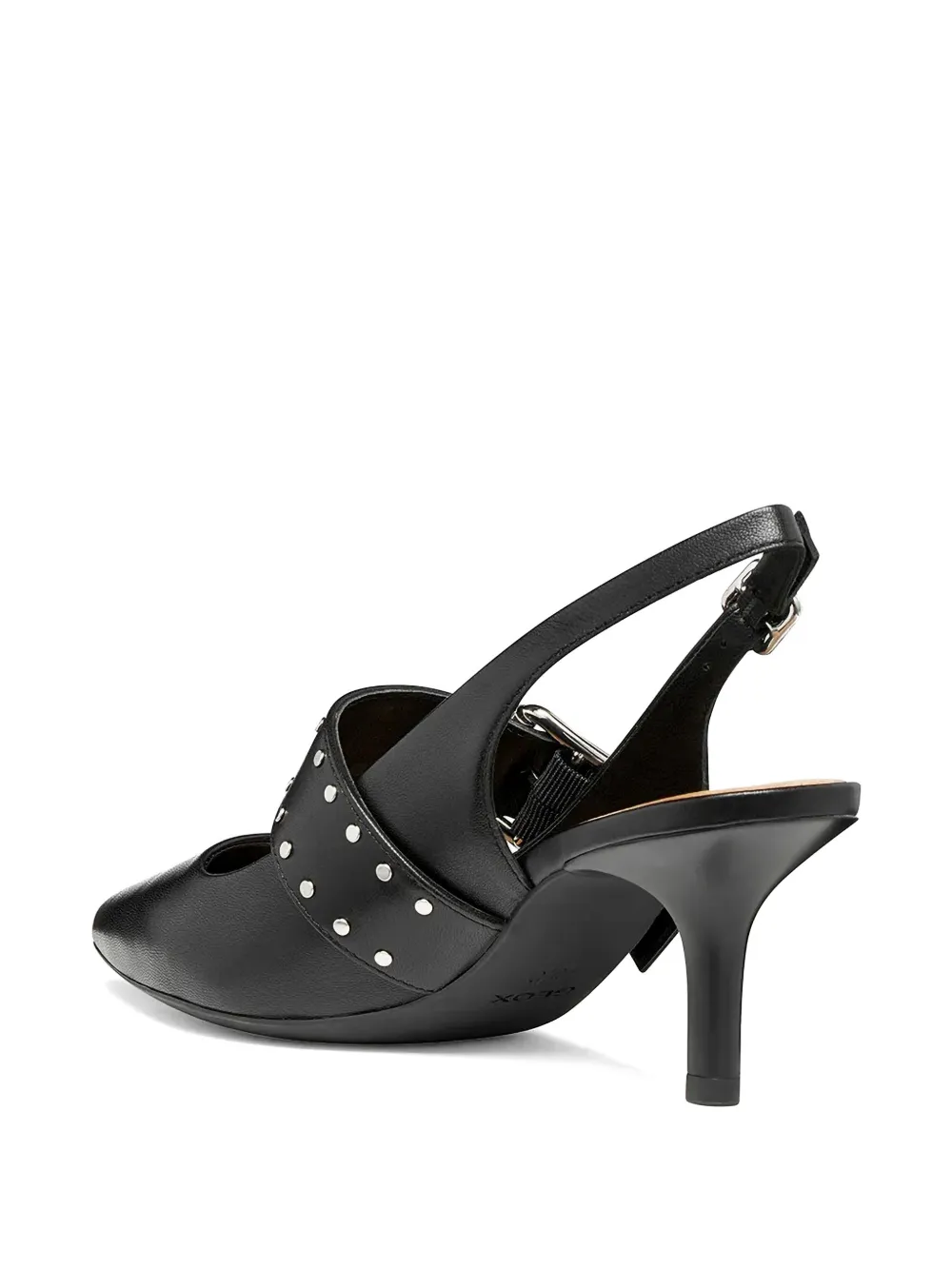 Geox Kleopy pumps met gesp met studs Zwart