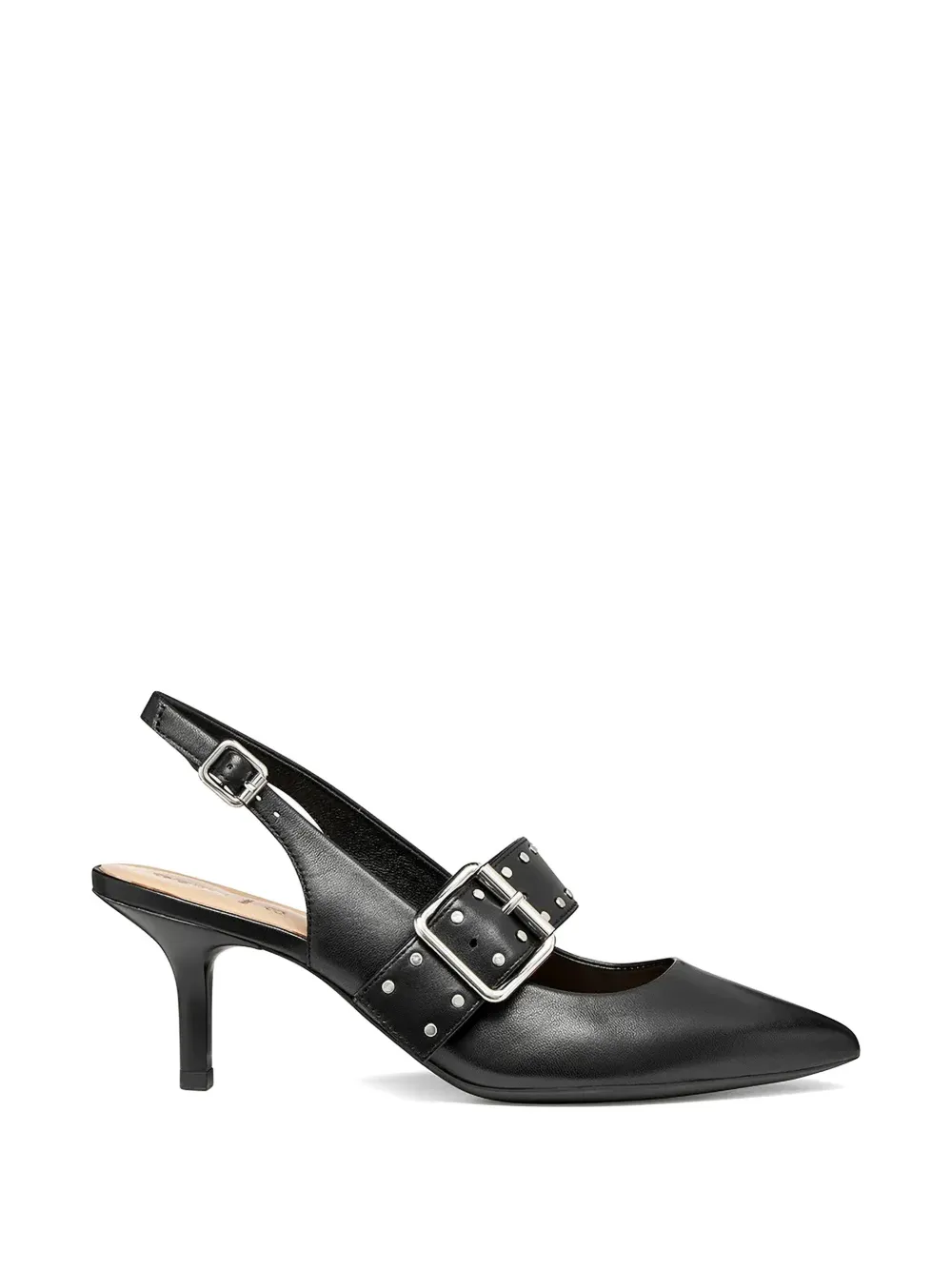 Geox Kleopy pumps met gesp met studs Zwart