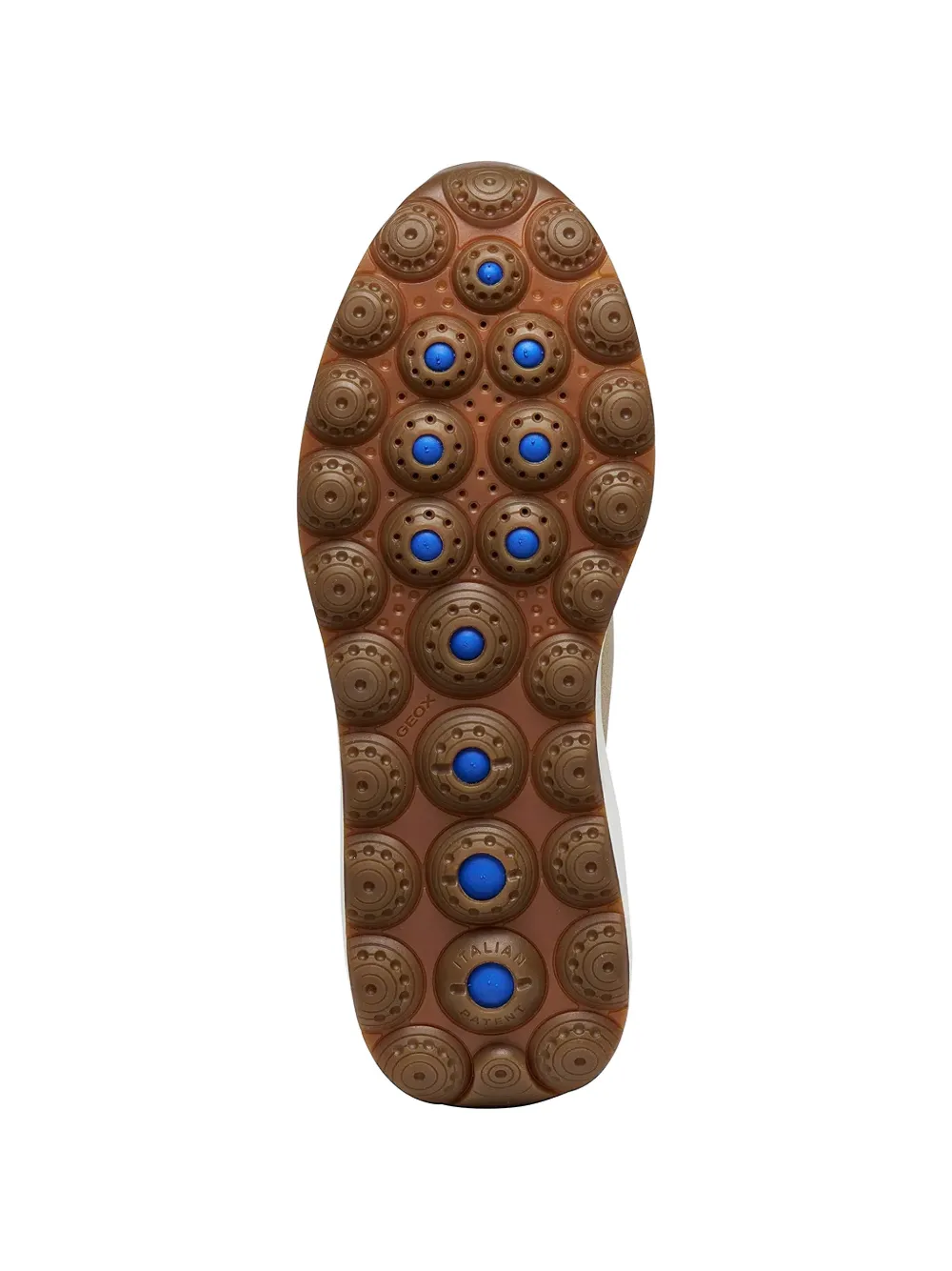 Geox Spherica Ec13 sneakers met metallic vlakken Beige