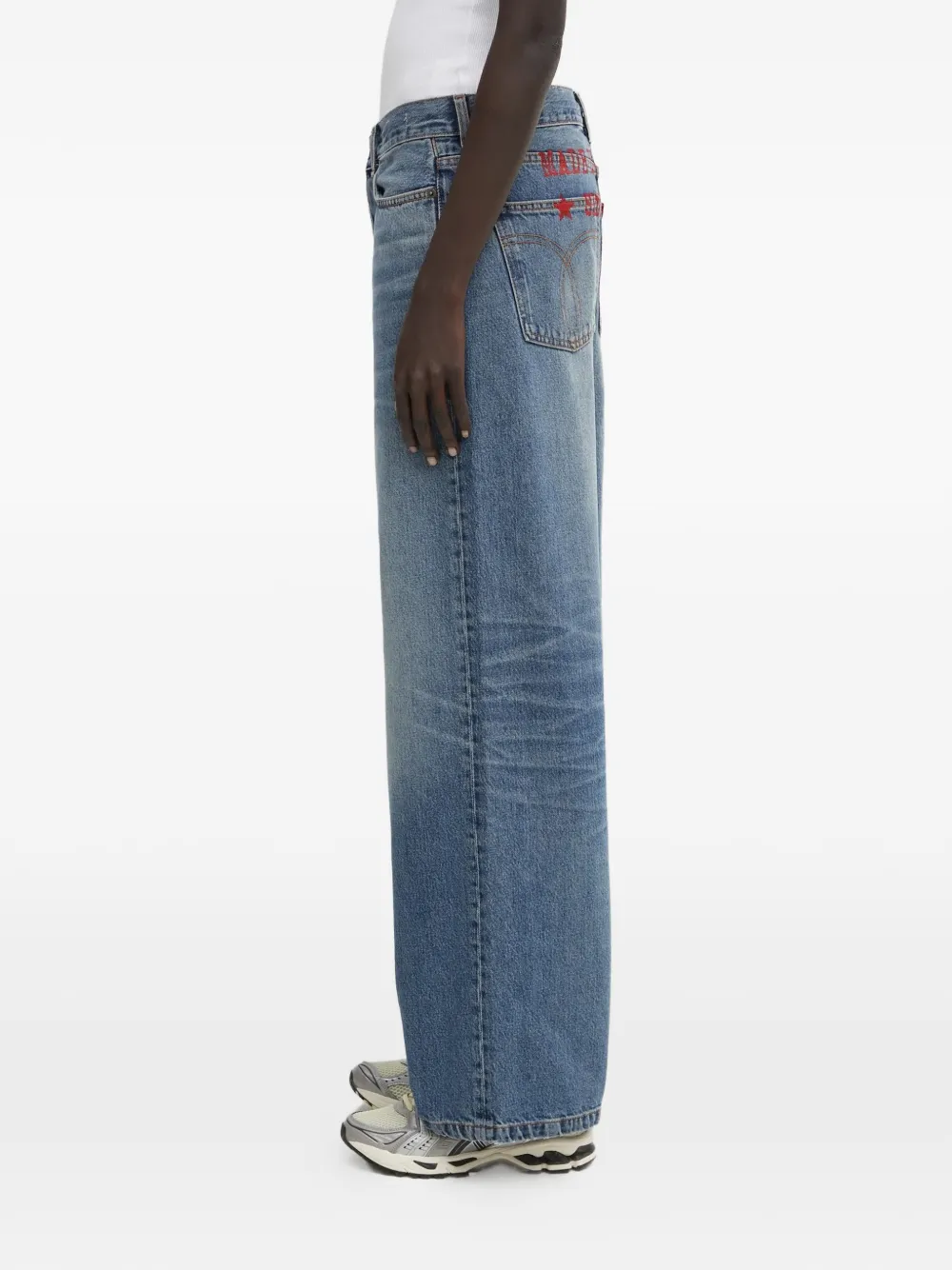 Fiorucci Made In Heaven jeans met print Blauw