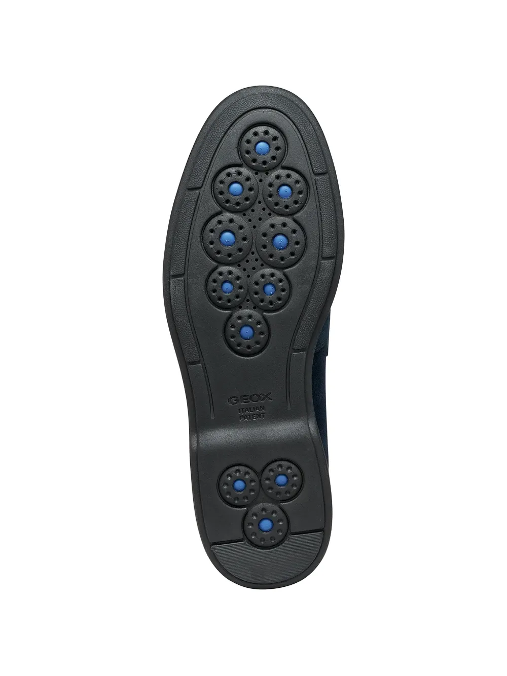 Geox Spherica Ec17 suède loafers Blauw