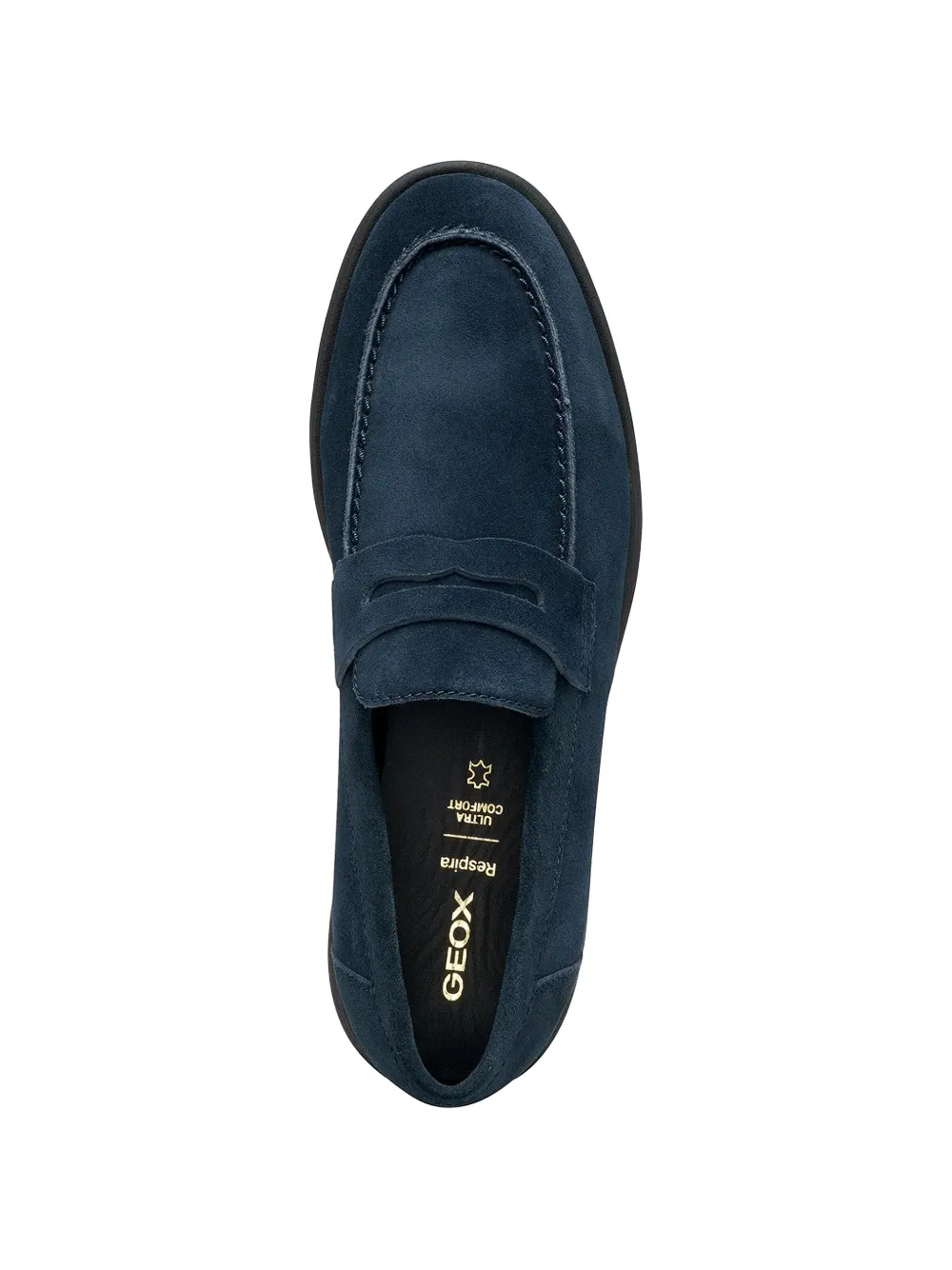 Geox Spherica Ec17 suède loafers Blauw