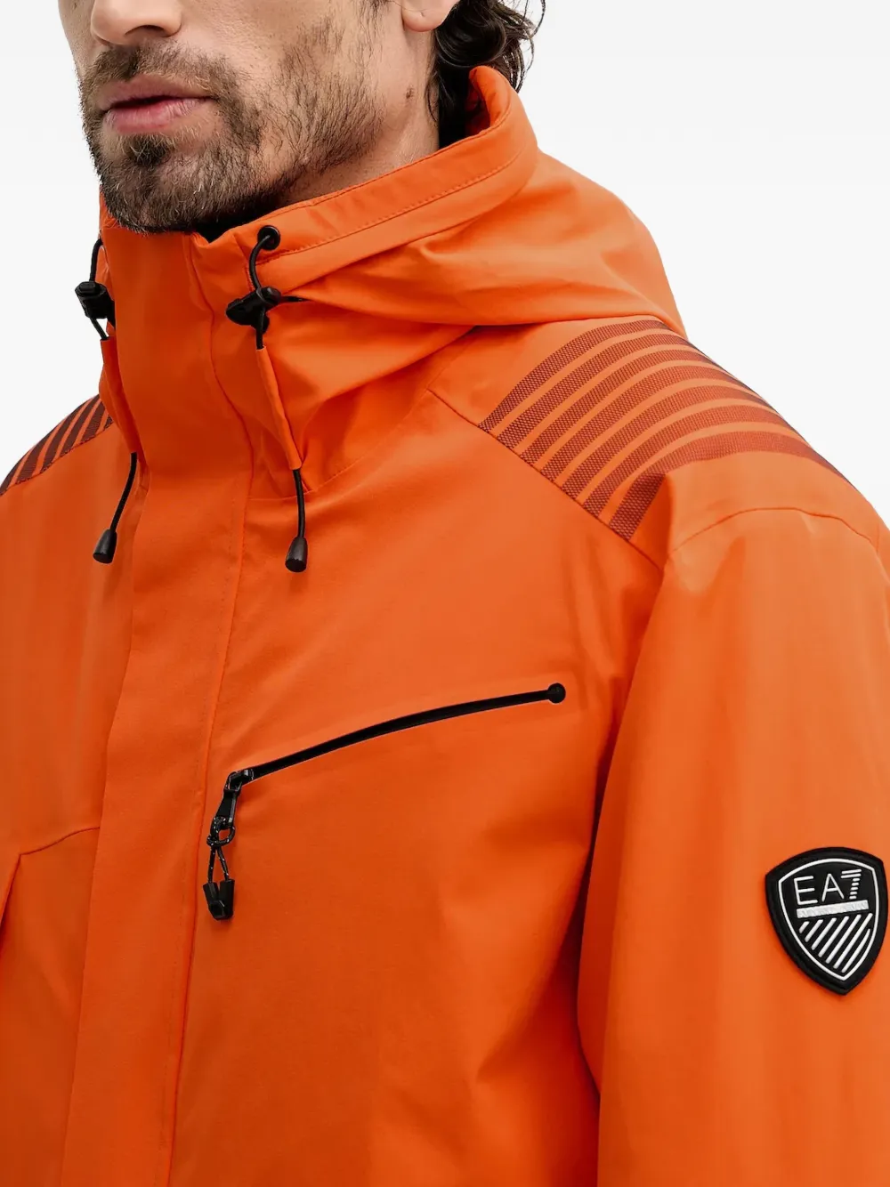 Ea7 Emporio Armani M Kitzbuhel Protectum 7 ski-jack Oranje