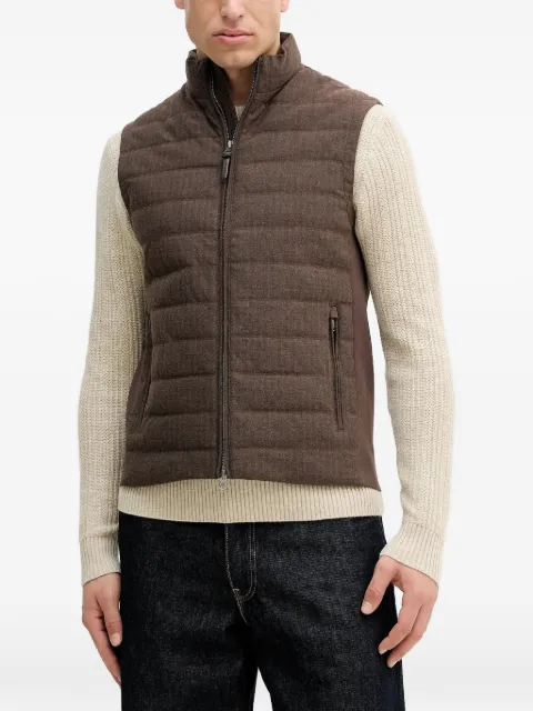 Hackett quilted zip-fastening gilet