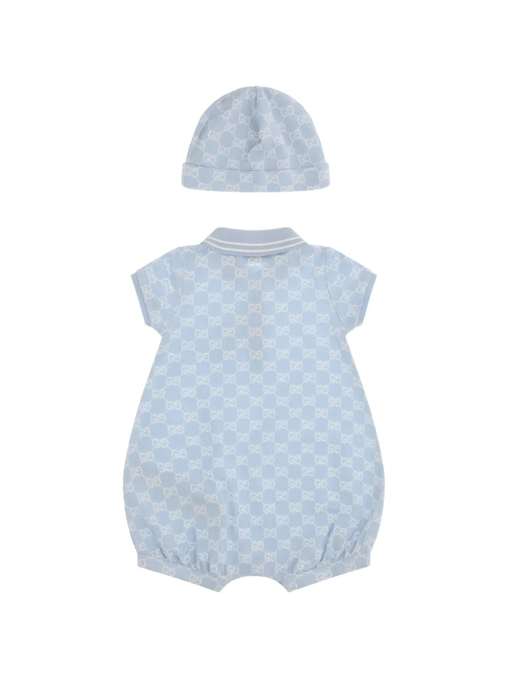  Gucci Kids Gg-patterned Shorties Set (set Of Two) - Blue 