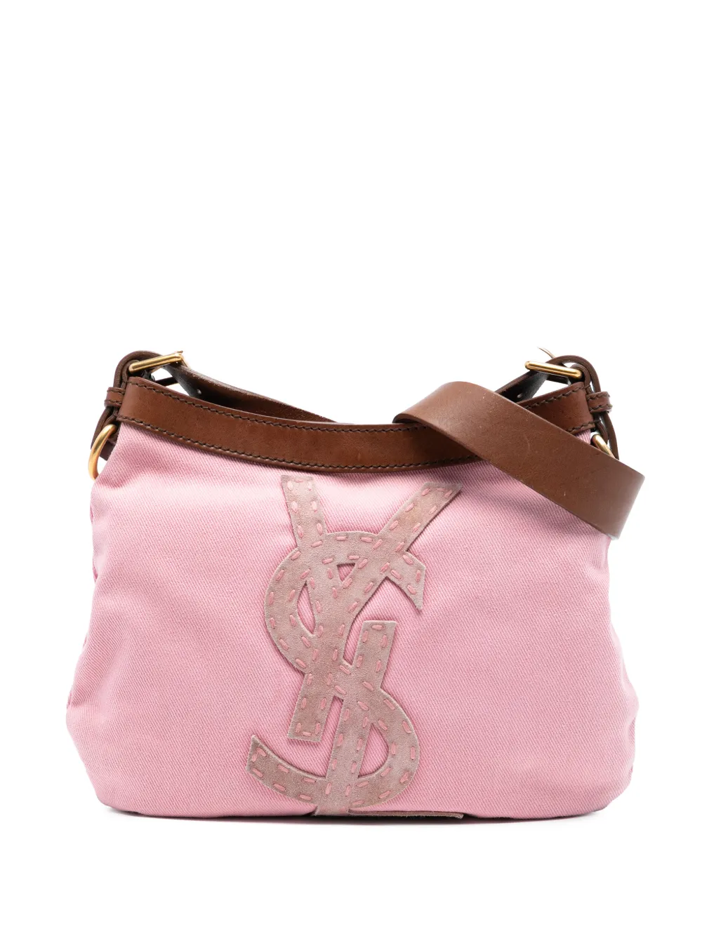 Saint Laurent Pre-Owned 2000-2012 Denim Monogram crossbody bag - Rosa